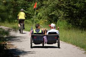 Riding in style on the Northern Rail Trail