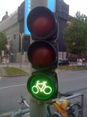 green light bicycle