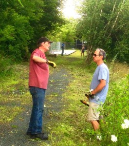 Newly mowed MRG near Goss Logan